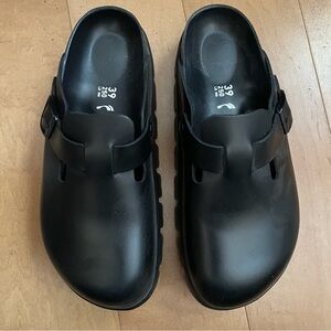 Birkenstock Papillio Black Leather NWOT, sz39